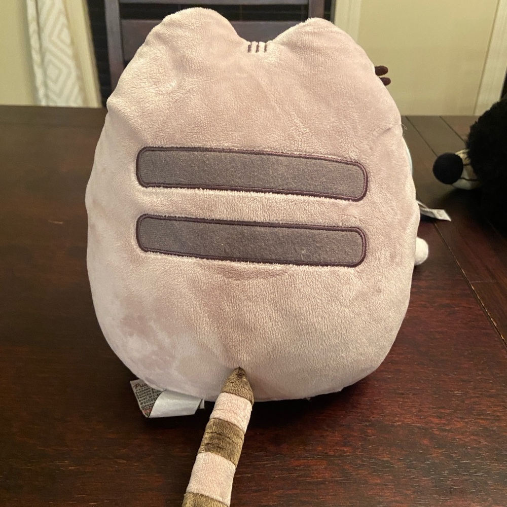 Pusheen Plush in Light Purple with Pink and Cream Accents - Picture 3 of 4